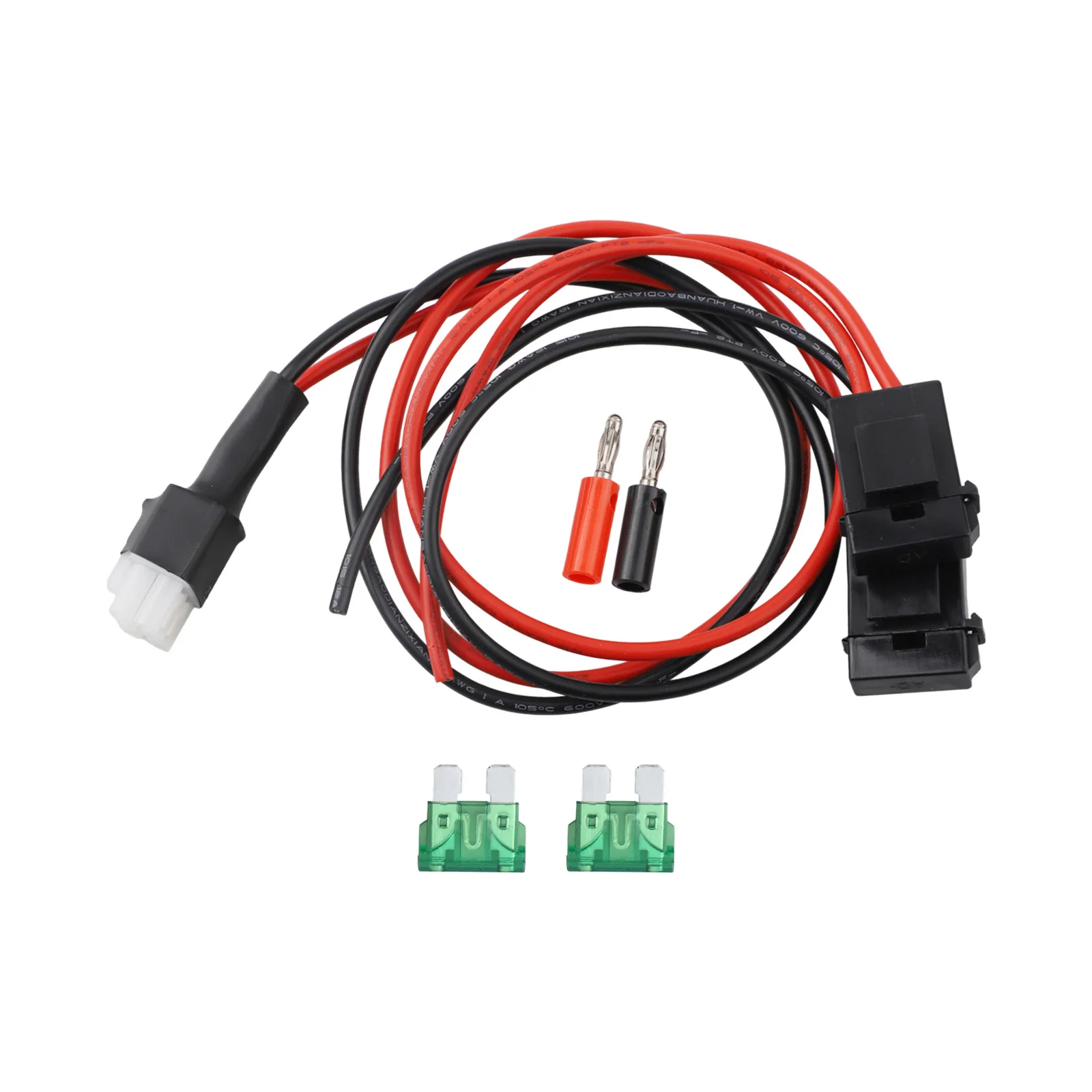 

30Amp Fuse Power Connection Transceiver Power Power Cable For Kenwood 1m 3.28ft 6-Pin Power Cord 16AWG Wire 30A Fuse
