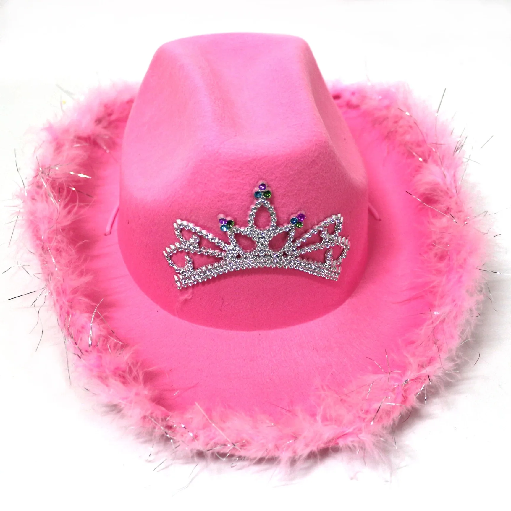 Chapeau de cowboy rose unisexe, accessoire de costume pour adulte Barbi, vêtements de sauna cosplay, casquette étoile pour adolescentes, vache cool,