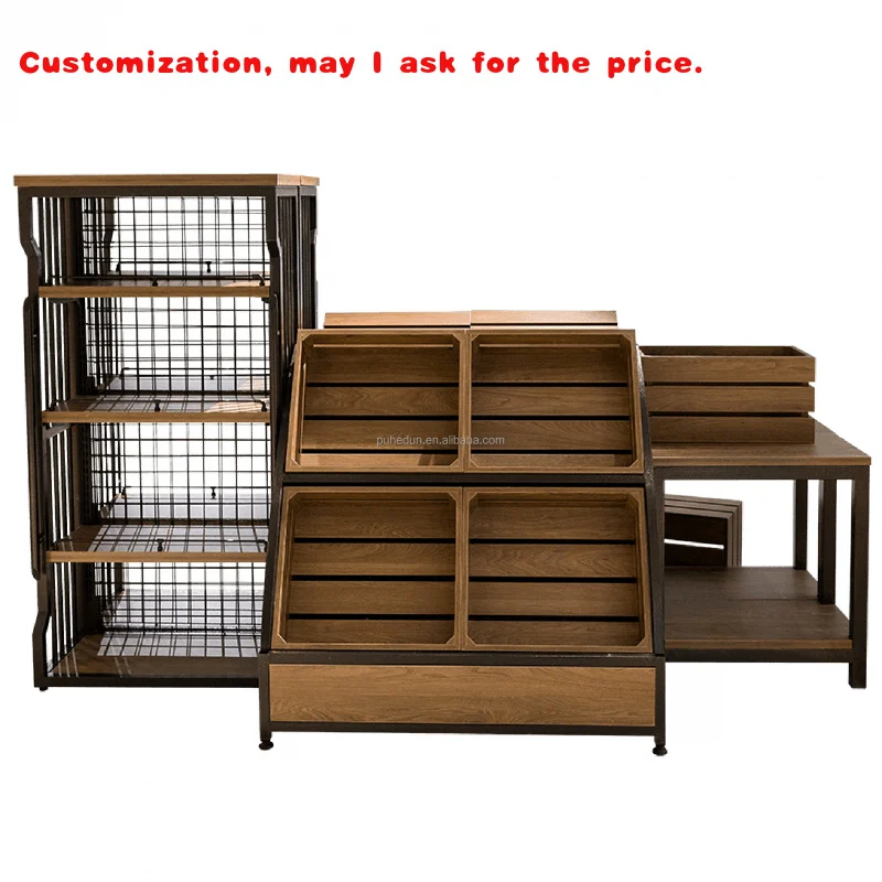 custom.Commercial Multifunctional Double-Sided Wine Cabinet Shelves Light Duty Supermarket Rack