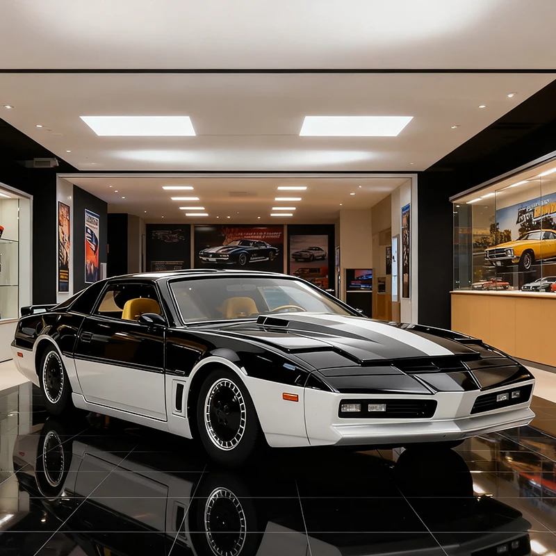 JADA 1:24 Knight Rider KARR coche de aleación fundido a presión y vehículos de juguete modelo de coche modelo a escala en miniatura coche para niños