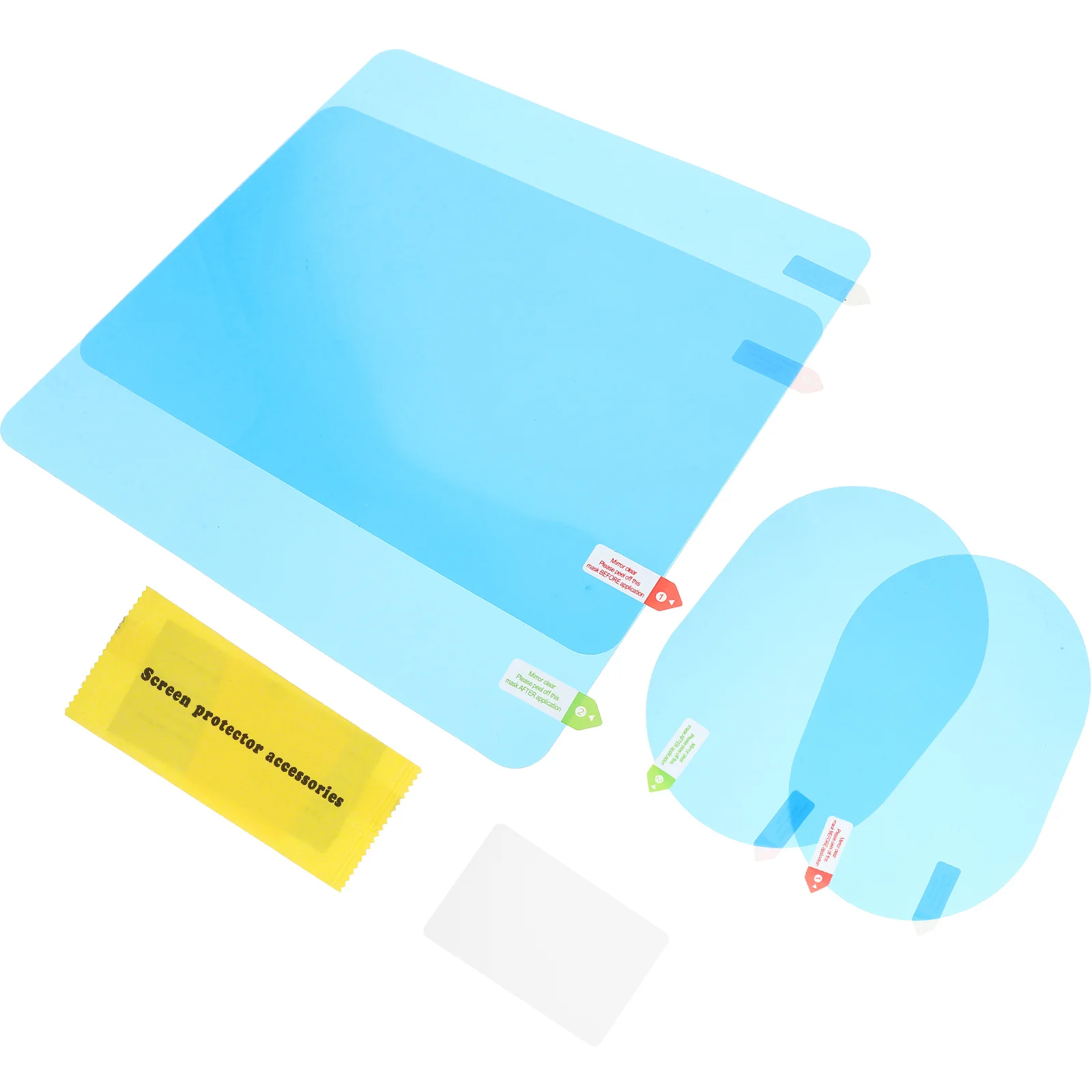 

4Pcs Anti Rain Film for Car Rearview Mirror Side Mirror Anti Fog Protection Film Waterproof Visibility Enhancement for Suvs