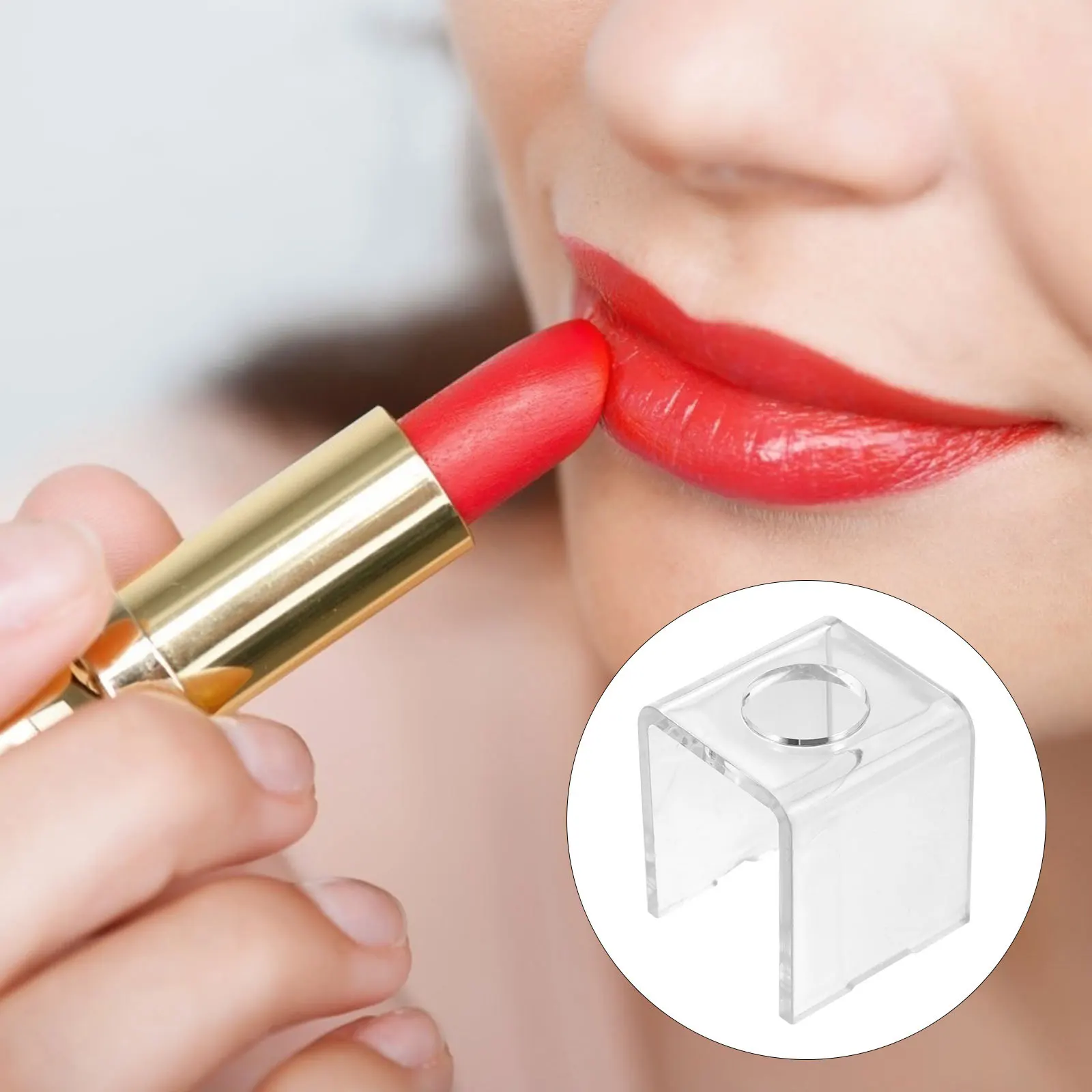 10 Piezas de Soportes para Moldes de Lápiz Labial, Ligeros y Reutilizables, Anillo para Bálsamo Labial, Fácil de Limpiar, Herramientas de Maquillaje