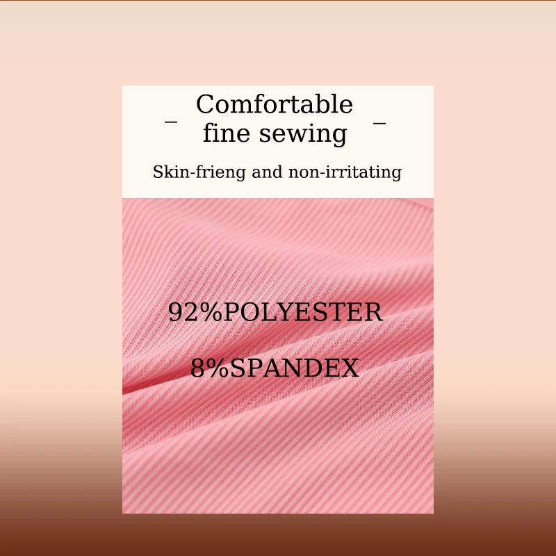 8 ks/sada sexy pruhované kalhotky pro ženy, bezešvé, roztomilé kalhotky s mašlí, nové měkké útulné kalhotky, moderní prodyšné spodní prádlo 2025 - náhled 5