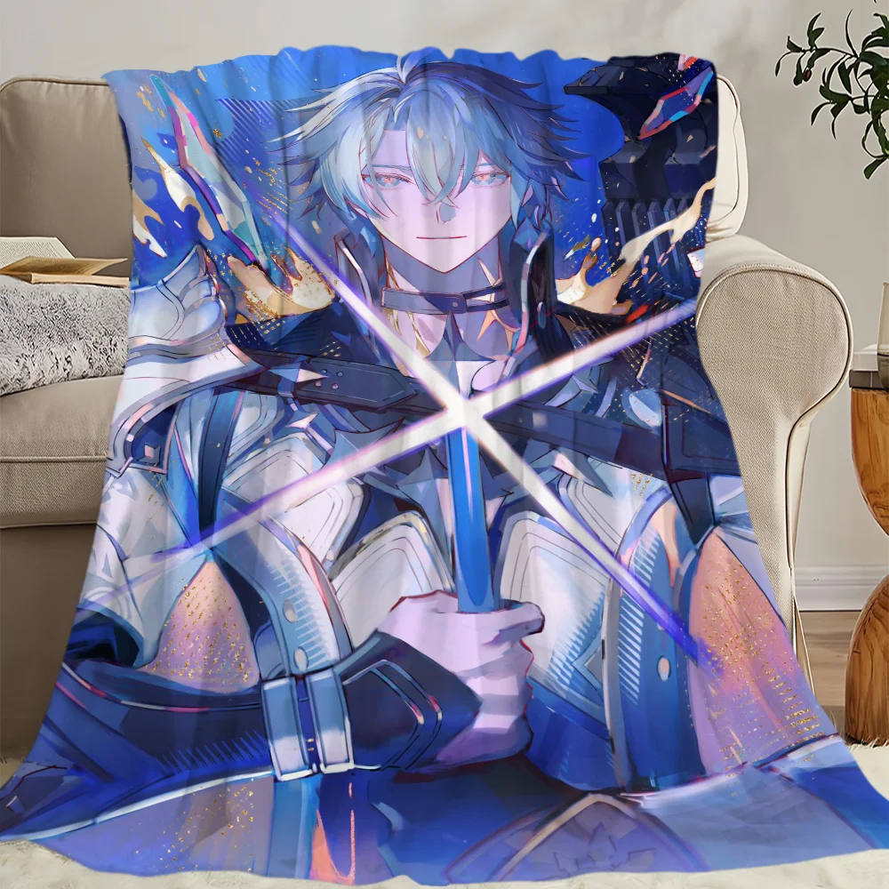 Honkai Star Rail Wiki Phainon Blanket Blanket for Couch Sofa Travel Home Hiking Picni Bed Beding Flannel Blanket birthday gift