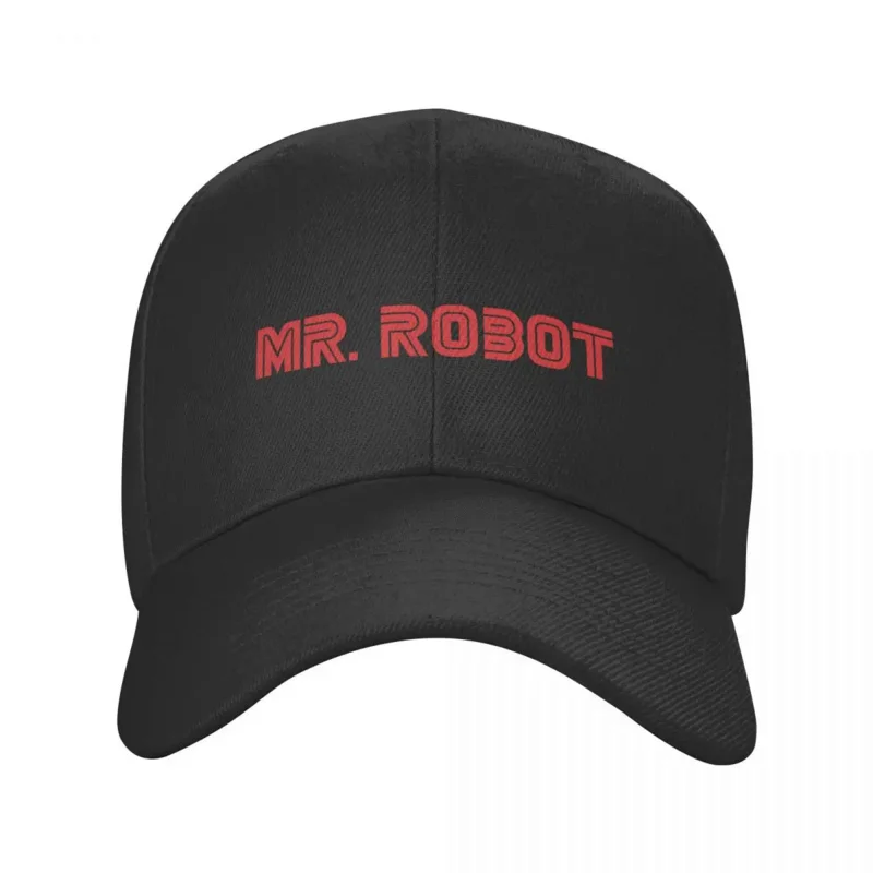 Classic Mr Robot Logo Baseball Cap Men Women Personalized Adjustable Adult FSociety Hacker Dad Hat Outdoor Snapback Caps