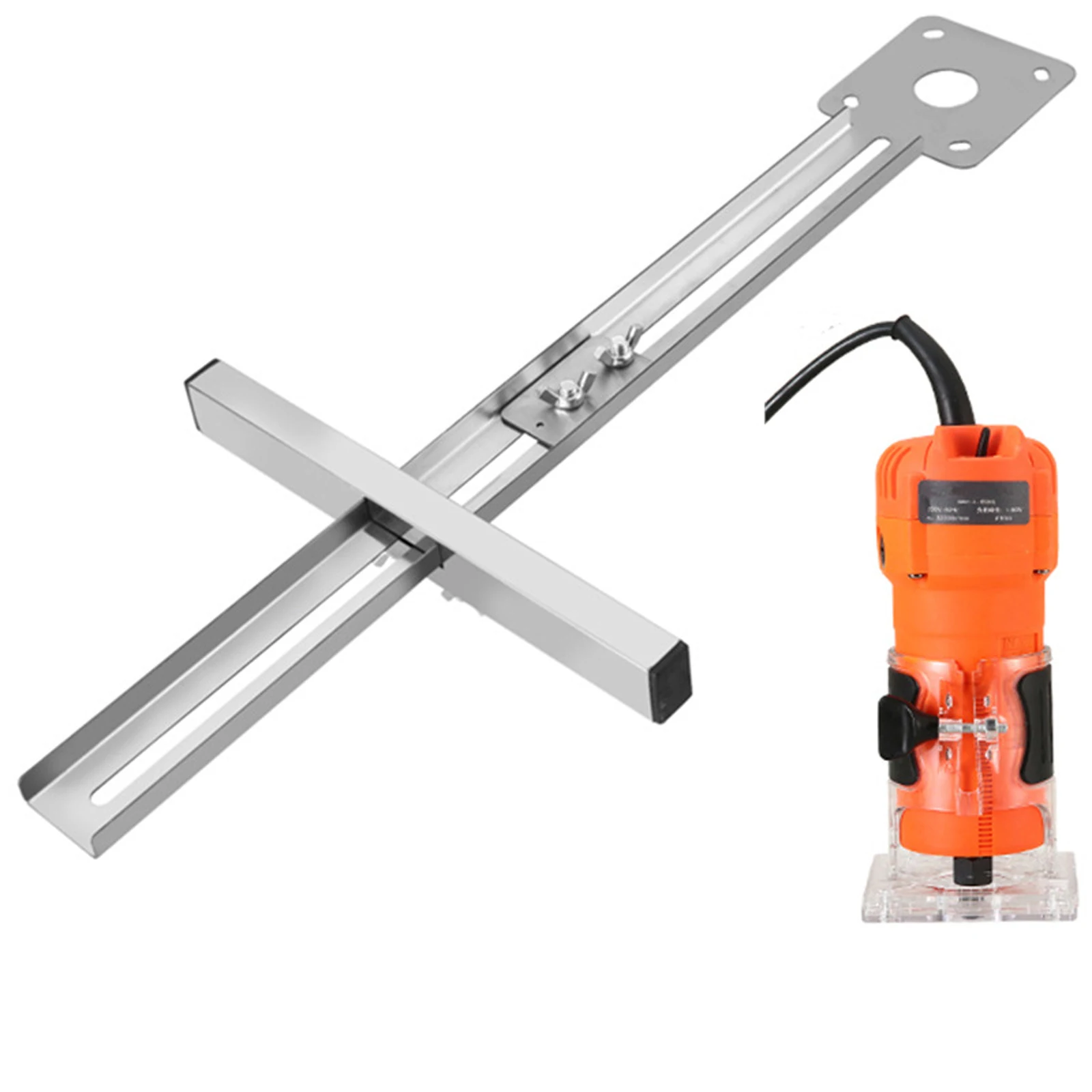 Nuova staffa per macchina Trimmer guida ai bordi posizionamento utensile per tagliere apri fori Router per la lavorazione del legno scanalatura per fresatura circolare