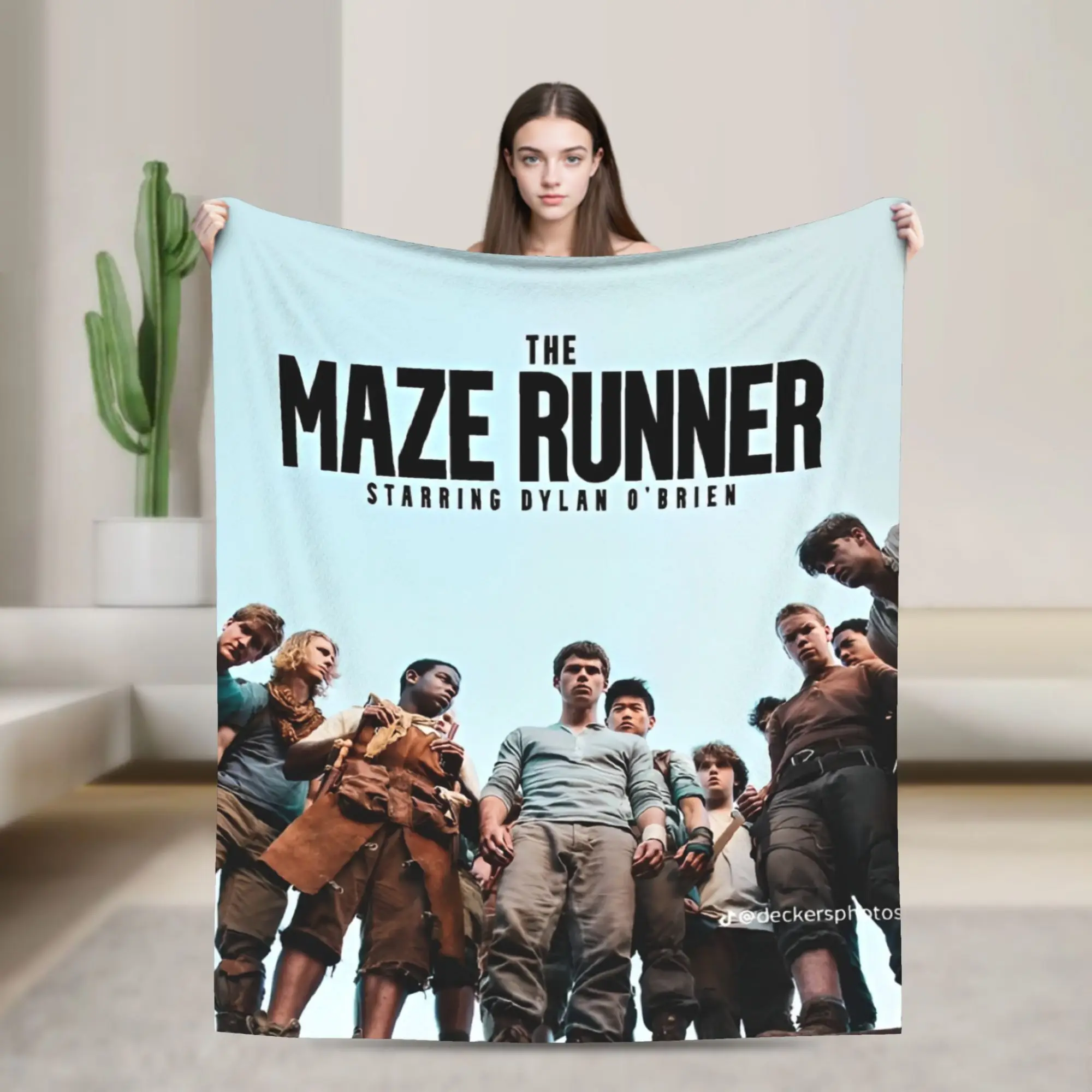 

The Maze Runner Flannel Blanket Newt X Thomas Soft Warm Throw Blanket for Outdoor Camping Comfortable Bedspread Sofa Bed Cover