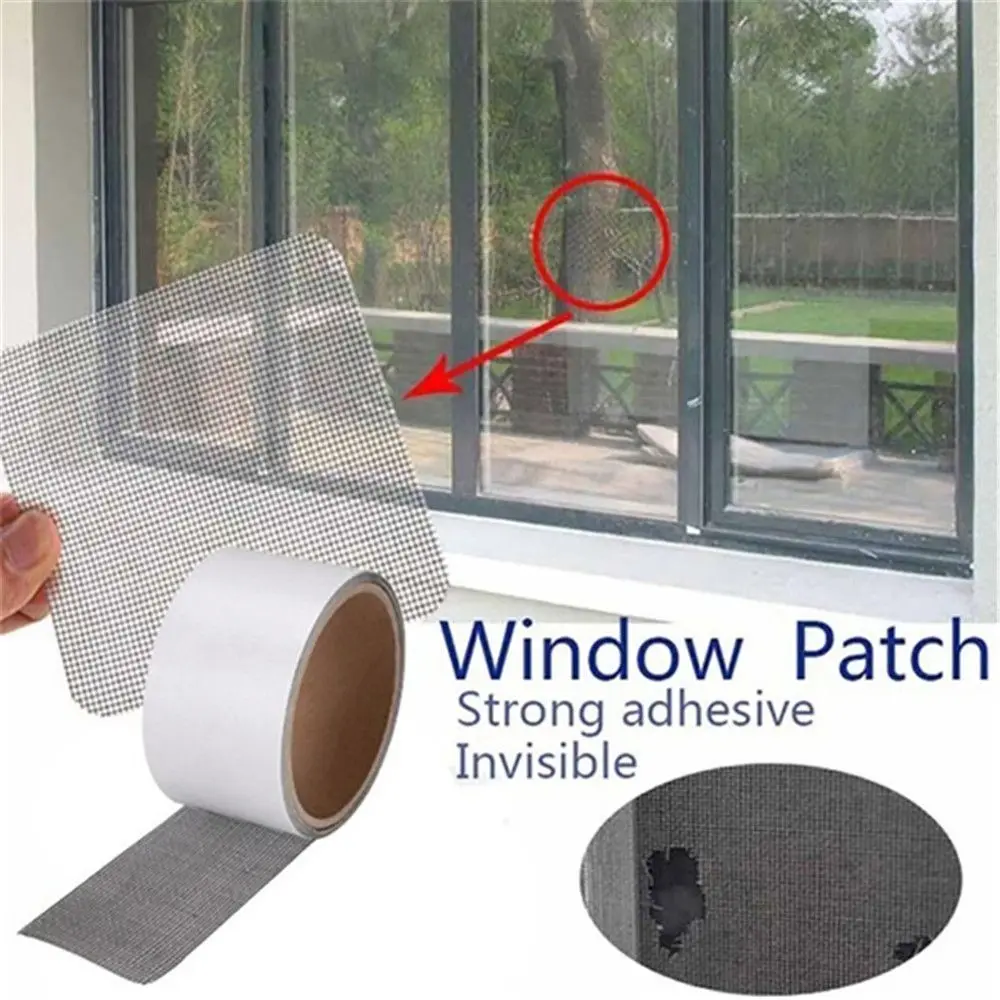 

Household Anti-Mosquito Sticky Wires Repair Broken Hole Patch Tape Screen Repair Tape Window Net