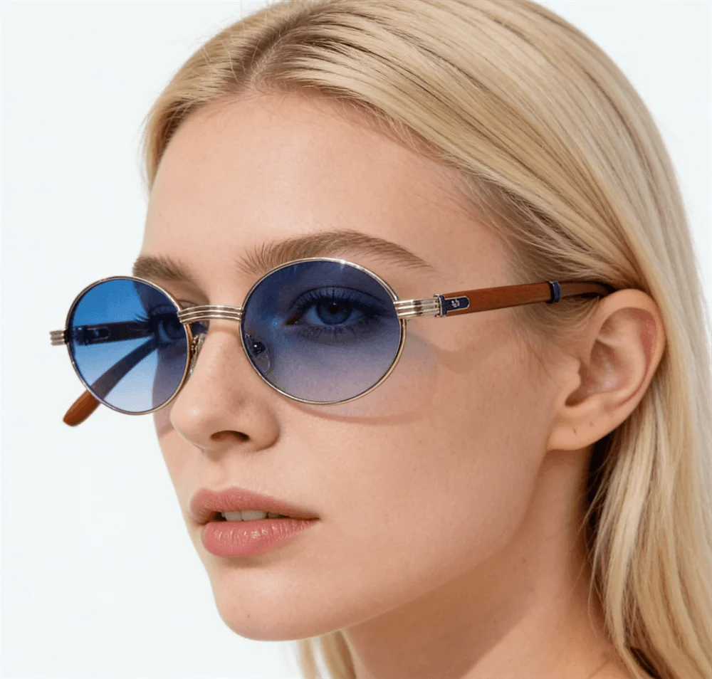 

Ins Fashion Oval-framed UV Protection High-grade Women's Sunglasses Summer Men's Sun Glasses Outdoor Sports MJ0554