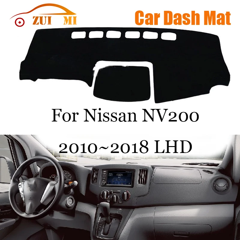 

ZUIMI Dashboard Cover Dash Mat Dashmat For Nissan NV200 2010~2018 LHD RHD Dash Board Cover Pad Sun Shade