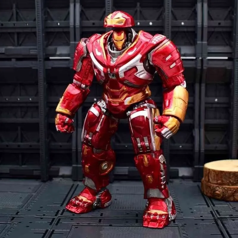 Avengers Hulkbuster Action Figure - Metallic Paint Collectible Model Statue for Adult & Kid Xmas Toy Funny Desk Decor