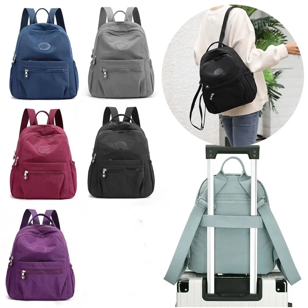 Large Capacity Shoulder Bag Fashion Lightweight Waterproof Mini Rucksack Wear-resistant Small Backpack Travel