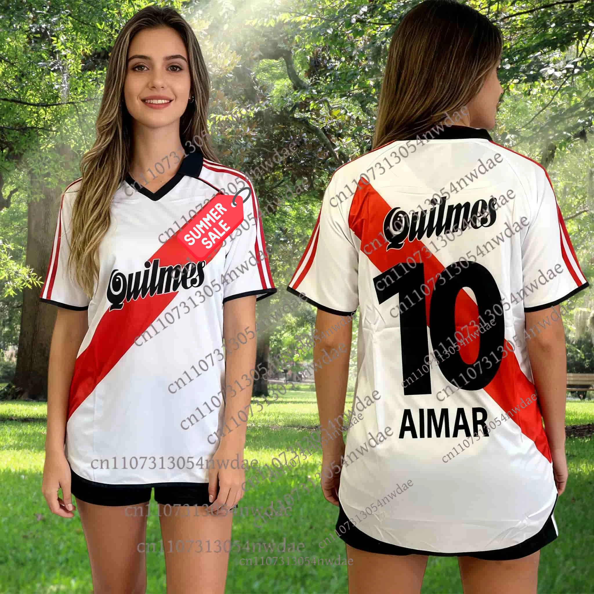 

2000-2001 Retro No.10 Popular V-Neck Polo Shirt - Kids' Favorite Xmas Gift, Best-Selling 3D Printed Soccer Sport T-Shirt