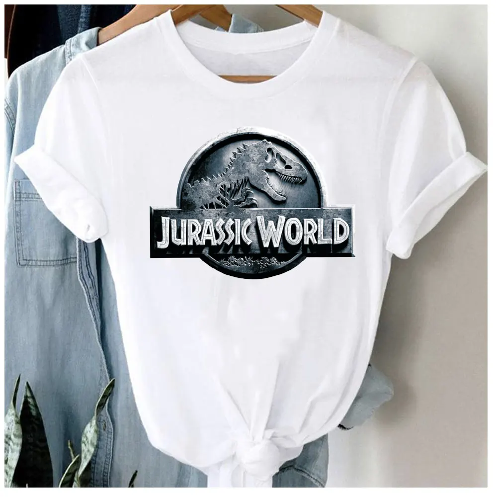 Jurassic World Dinosaur Heat Transfer For Clothes Men Woman Trend Patches Iron On Appliques Brand Clothes Accessories Stickers