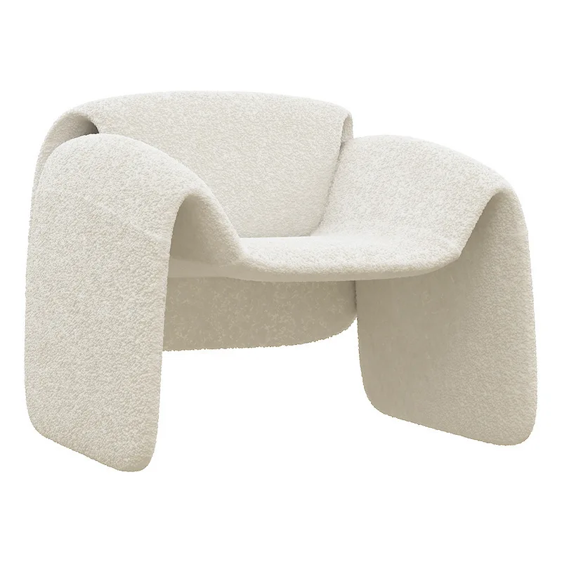 

Single sofa chair Lazy Internet celebrity designer creative leisure Italian light luxury minimalist single chair Crab chai