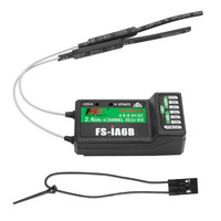 OGRC Flysky FS-iA6B Receiver 6-Channel 2.4G PPM Output with iBus Port Compatible Flysky FS-i4 FS-i6 FS-i6X FS-i10 Transmitter