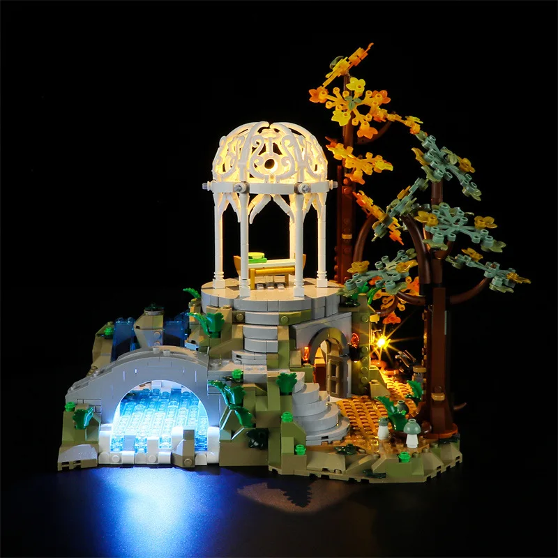 Diy LED Light Kit For LEGO 10316 Rivendell (Only LED Light,Without Blocks Model)