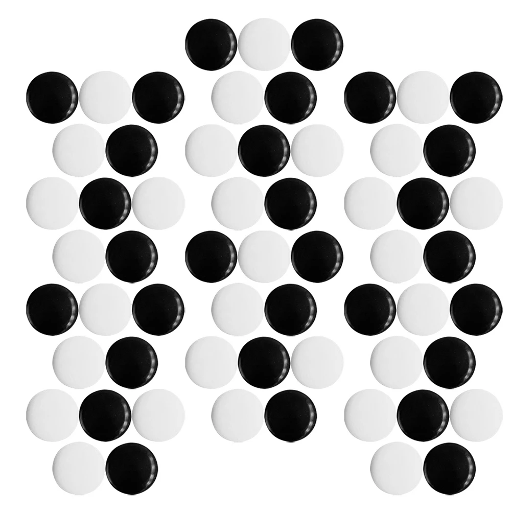 

360pcs Go Chess Pieces Compact Size Store Melamine Smooth Surface Black White Stones Game Set Board Beads