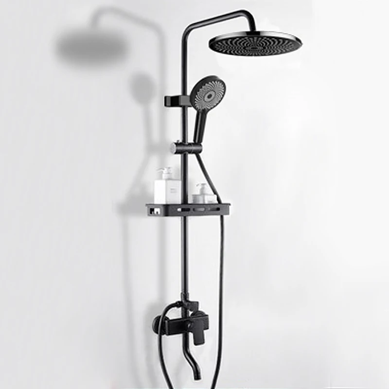 

Modern Luxury Wall Mounted Hot and ColdFaucet Multifunctional Constant Temperature Bathroom Shower Head Set