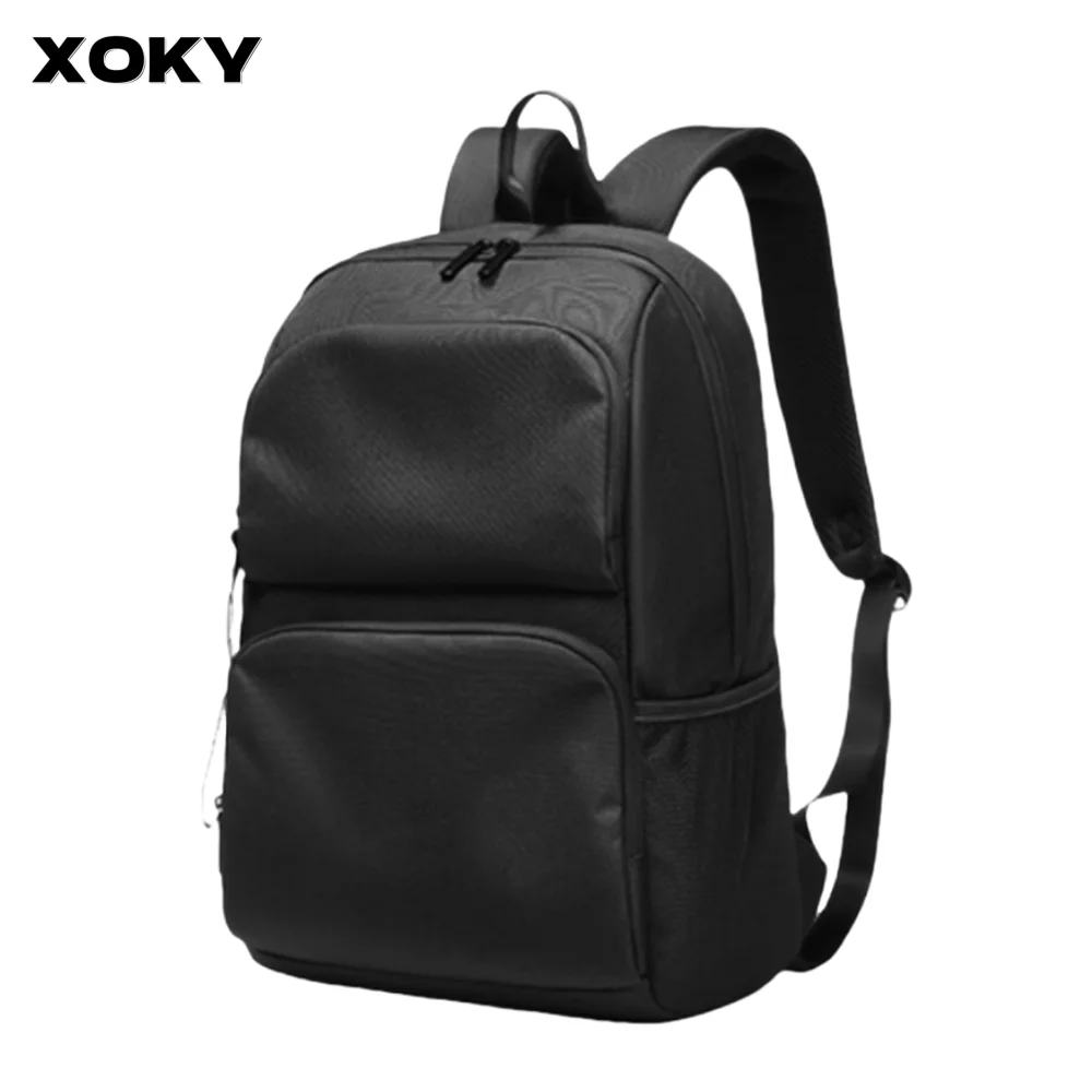 XOKY Large Capacity Student Casual Commuter Water-resistant Unisex Schoolbag Simple Personality Business Laptop Backpack Bags