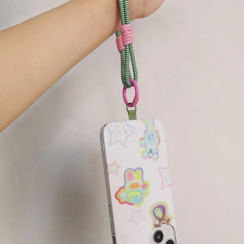 1 PC Two Simple Wrist Lanyards Anti-Breakage, Prevent Fall and Anti-Lost Universal Mobile Phone Case Lanyards image 3