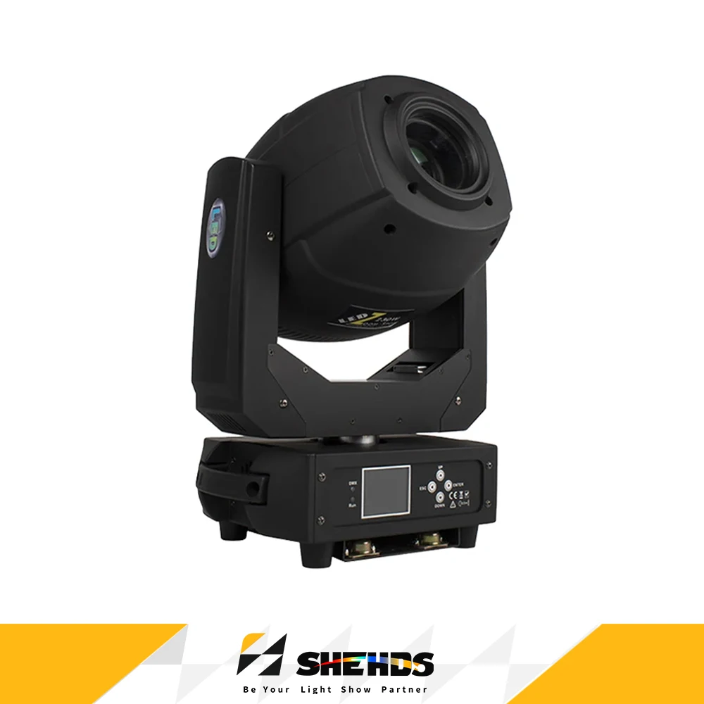 SHEHDS 230W LED Moving Head Rotating GOBO Spot Light For DJ Disco Party Wedding Zoom Spotlight Nightclub Lights DMX512
