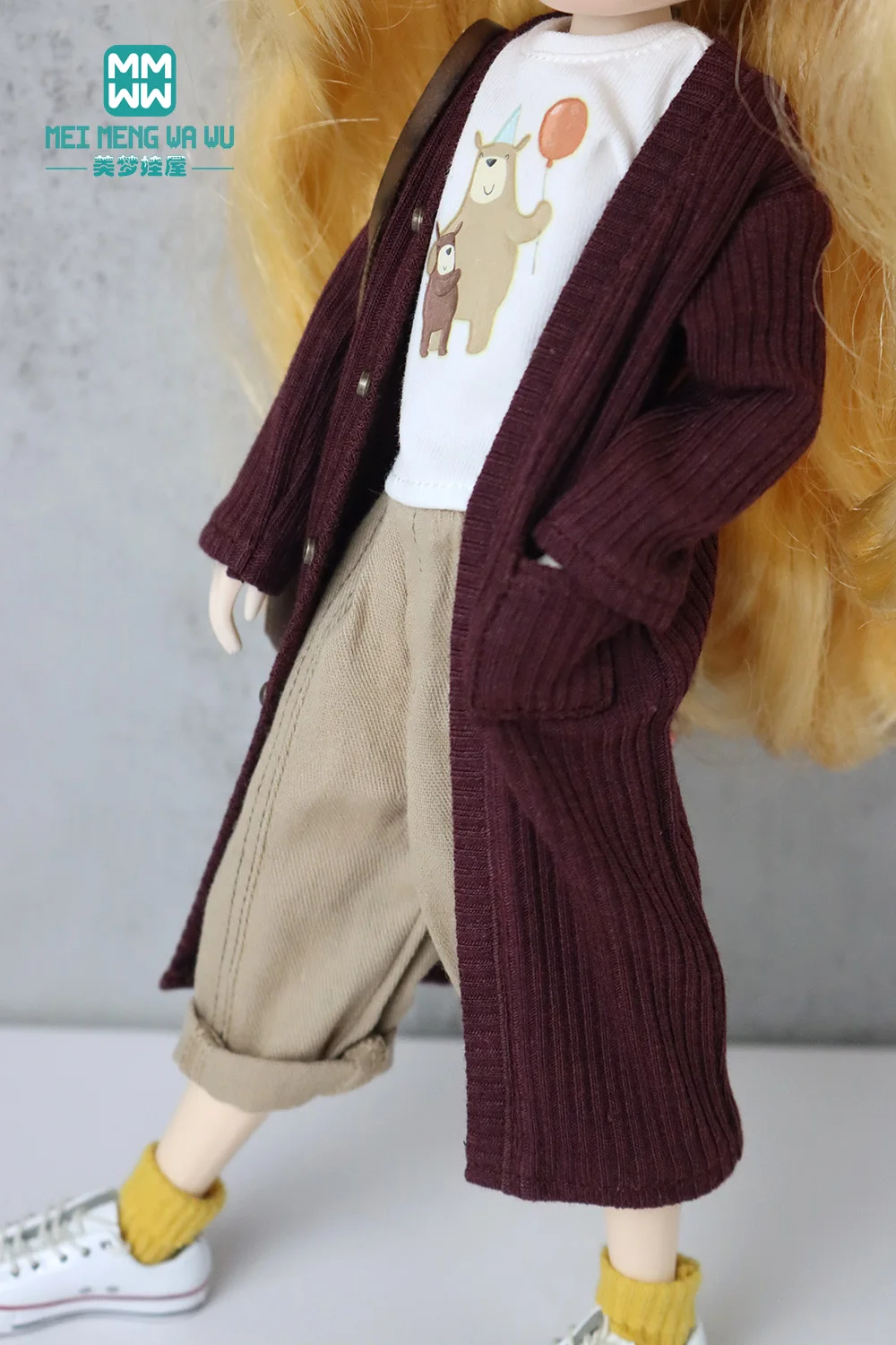 

Мини-модный кардиган подходит для Blyth amazon OB22 OB24, игрушки в подарок