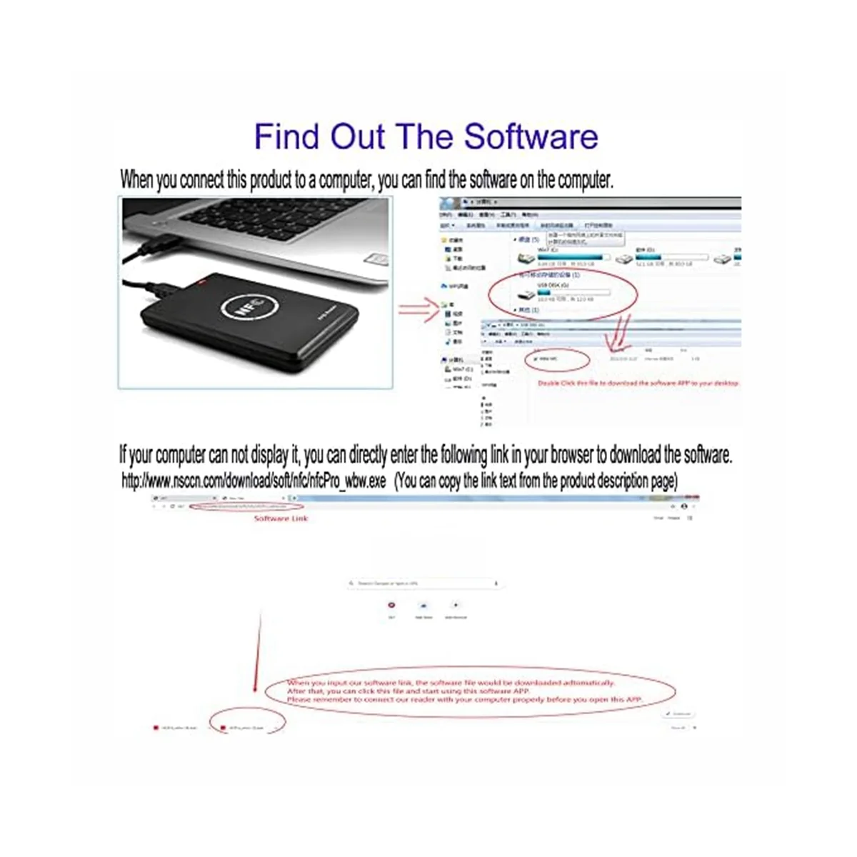 Smart Access Control Card Copier, RFID Reader Writer, 125KHz Card Duplicator, 13.56MHz Encrypted Card Decoder, NFC Tag