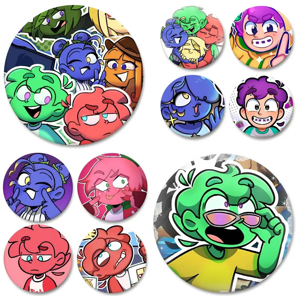 Mundo Do Torajo Anime Rundes Abzeichen Kreative Brosche Kleidung Rucksack Accessoires Anstecknadel