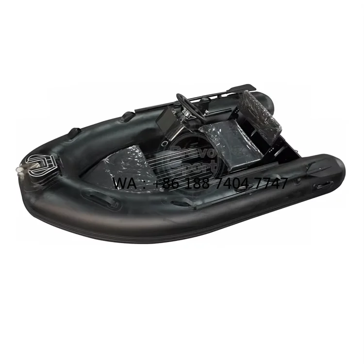 Hot Selling 10ft Rhib300 Orca/Hypalon/PVC Semi-Rigid Aluminum Open Fishing Boat for Lake