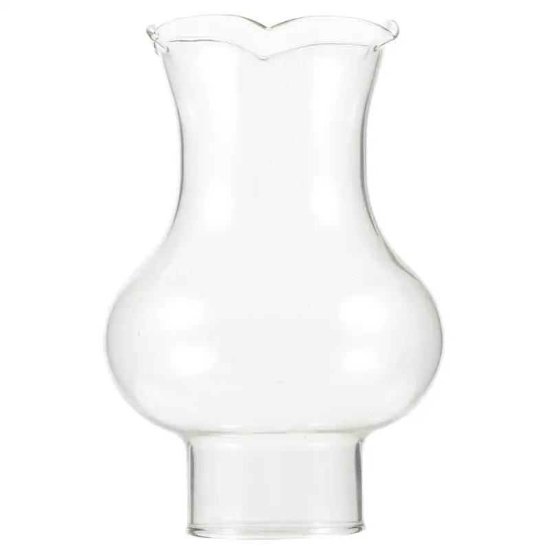 28-Loch-Lampenschirm aus Glas, Lampenschirm aus Glas, Lampenschirm aus Glas, klare Kerosinlampe, Kamin, Kerosinlampenabdeckung