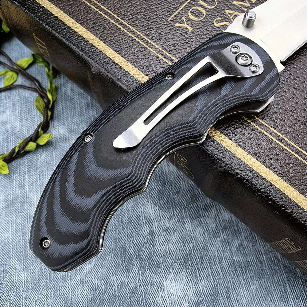 Bok Little Fatty Outdoor Hunting Camping Survival Mikata Handle EDC Fishing Self Defense Gift Man Tool Folding Knife