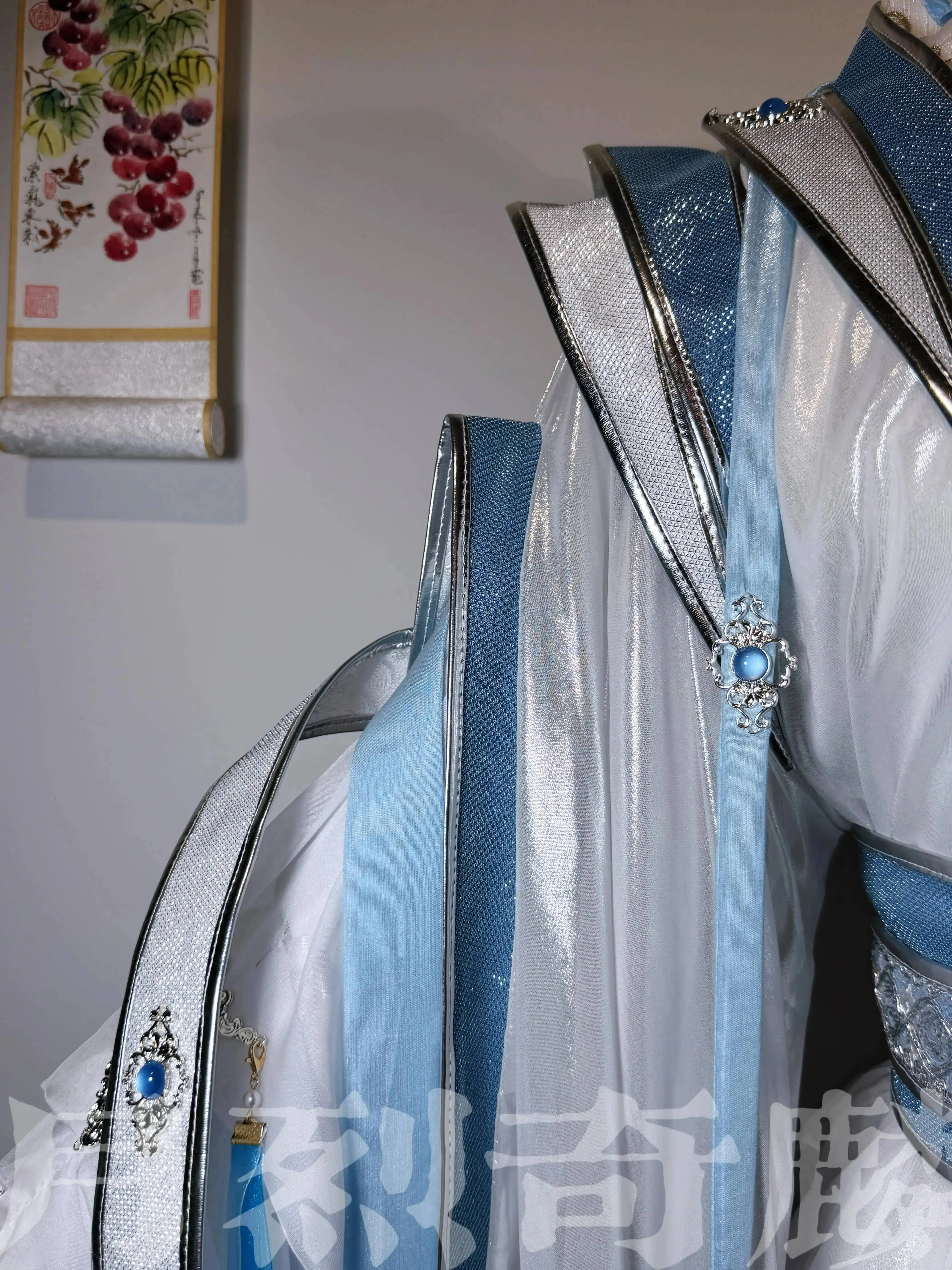 TGCF Mo Dao Zu Shi Lan Wangji Cosplay Costume Halloween Wei Wuxian Yiling Patriarch Ancient Hanfu Clothing Unisex Full Set view 5