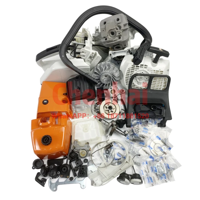 Chain Saw Spare Parts For Stihl MS361 Engine Motor Crankcase Crankshaft Carburetor Fuel Tank Cylinder Kit Ignition Coil