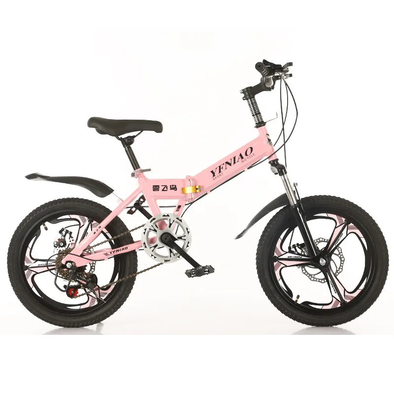 SELFREE-Foldable Mountain Bicycle for Children Dual Disc Brake Shifting Bike 6-14 Years Old 18 20 22 Inch 2023 Dual Disc Brake