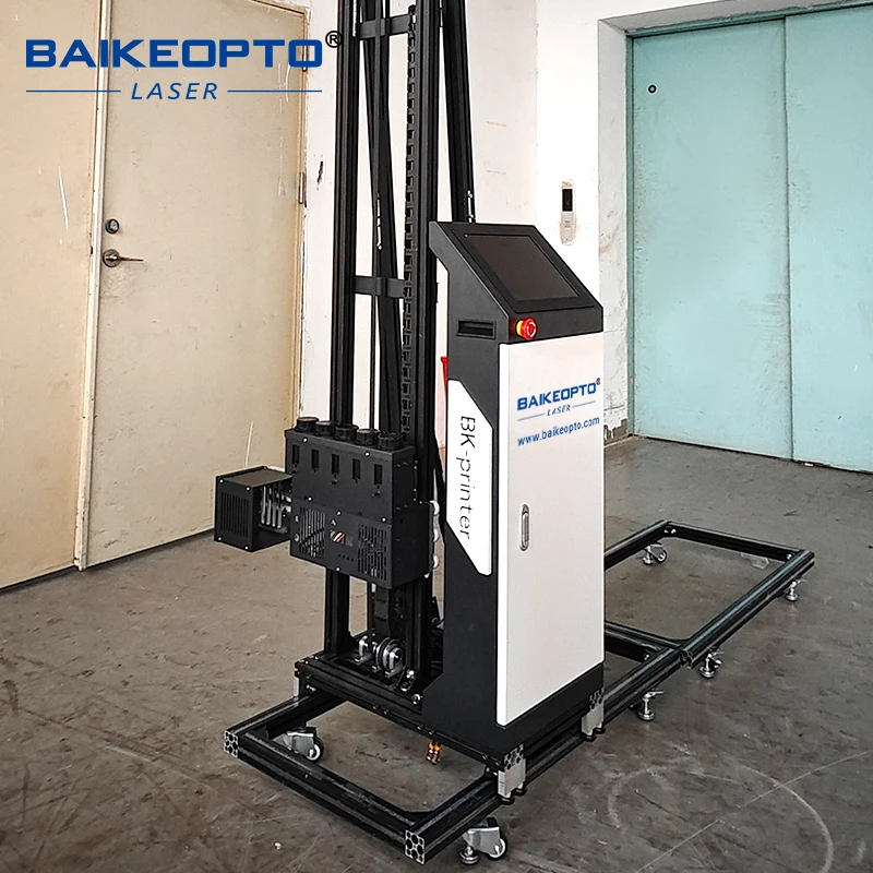 آلة طباعة الحوائط العمودية الأوتوماتيكية DX10 رأس الطباعة طابعة حائط عالية الوضوح للحفاظ على الصور على المدى الطويل #5