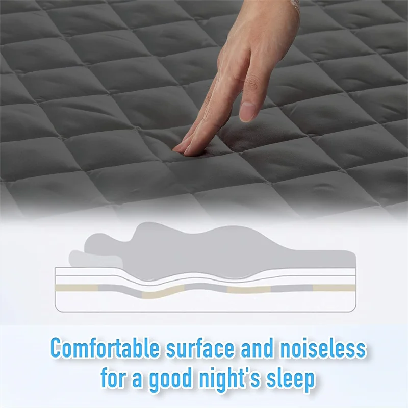 Home Mattress Cover Waterproof Thickened Quilted Waterproof Bed Cover Breathable Mattress Protector Fitted Bed Sheet 140/160x200