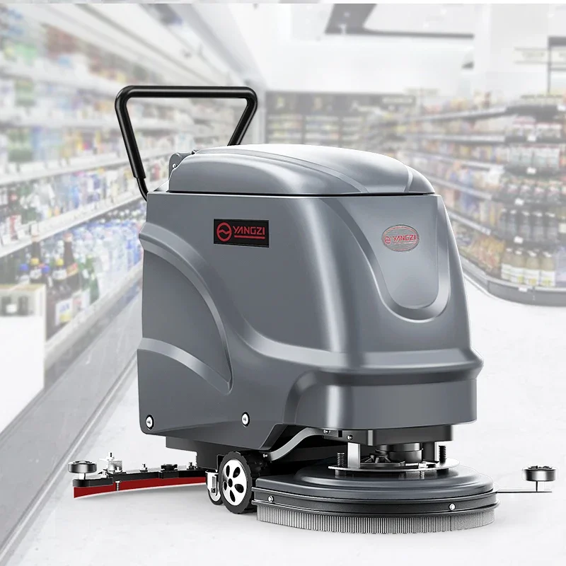 

Top Quality Compact Floor Scrubber Dryer Electric Walk Behind Floor Scrubber Machine