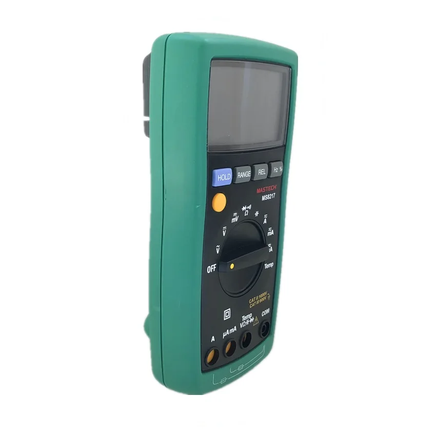 Mastech MS8217 Digital Multimeter Meter AC/DC Voltage AC/DC Current Resistance Capacitance Tester with Temperature Measurement