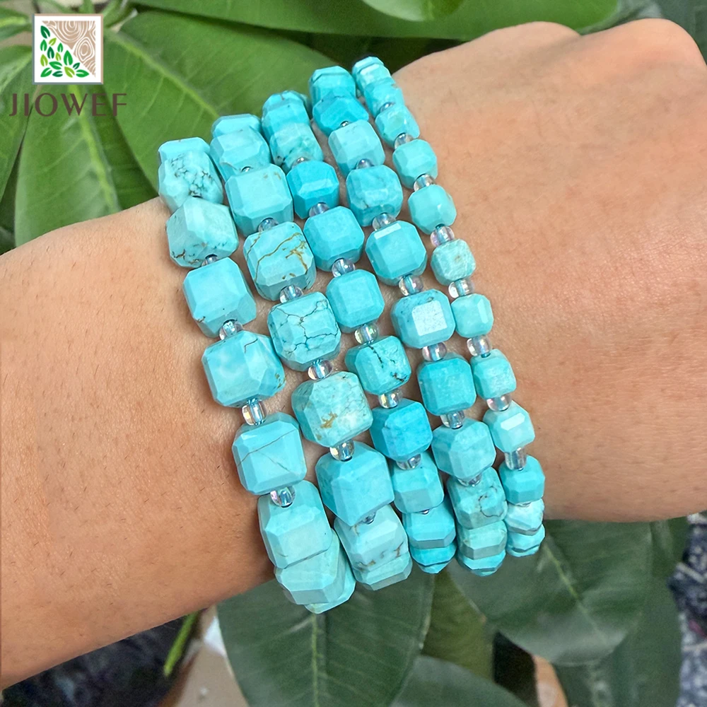 Natürliche blaue Türkise, face – Jewelry Making Gemstones Bewertung und Preis