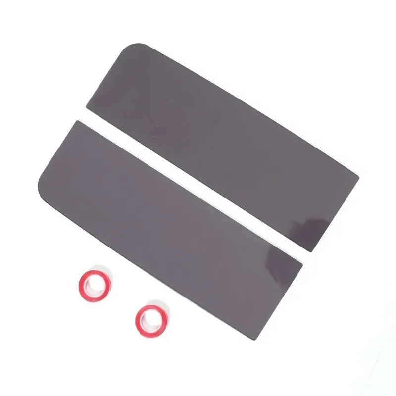 2 قطعة غطاء خفيف الخلفي المدخن الأسود عدسة قذيفة الذيل غطاء مصباح تقليم اكسسوارات السيارات صالح ل هامر H2 شاحنة بيك اب 2003-2009 #4