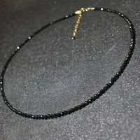 Simple Black Beads Short Necklace Female Jewelry Women Choker Necklaces Femme Ladies Party Necklace Fashion Jewelry 2023