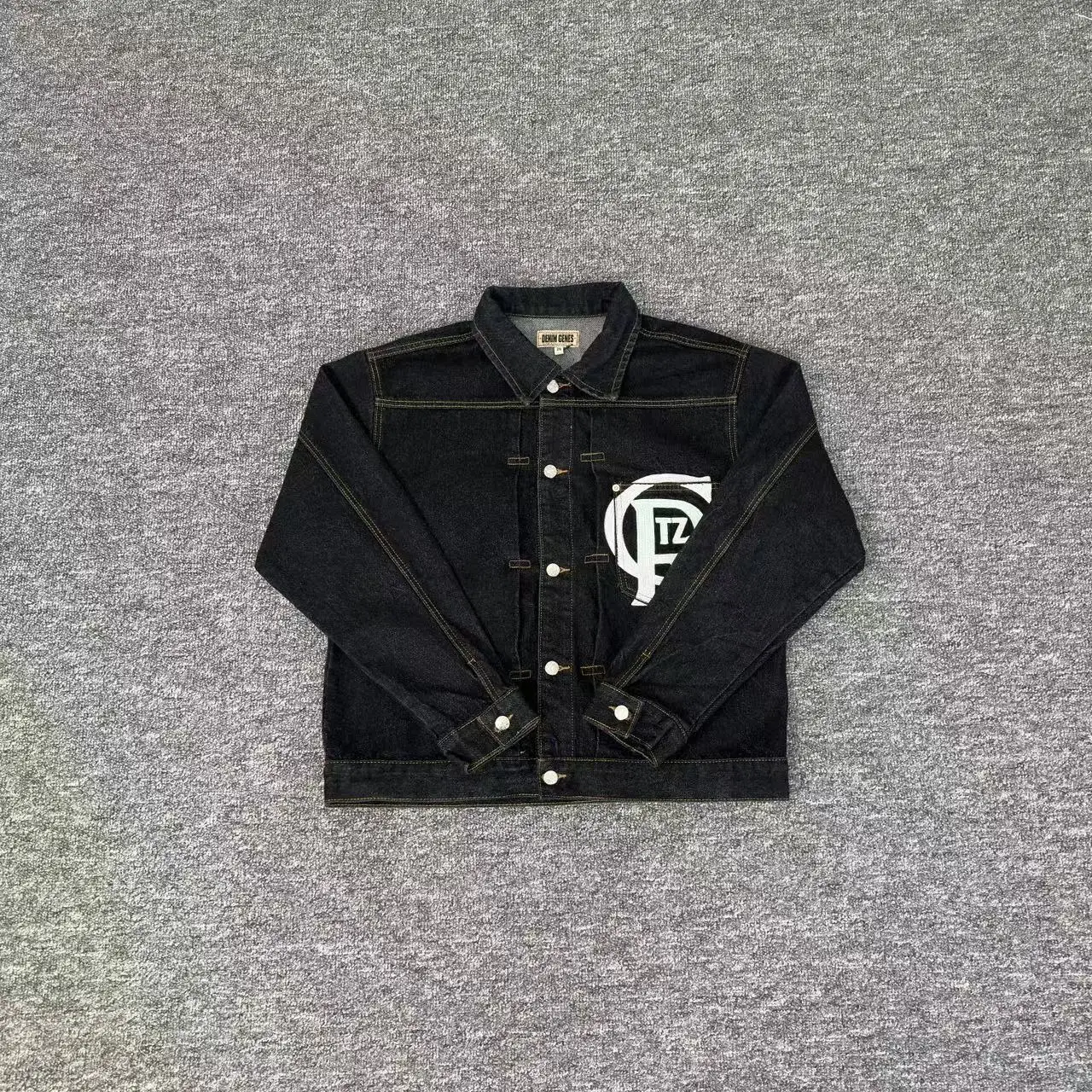 Los Angeles Limited Edition Devil Island bestickter großer R-Buchstabe Ins Sle Denim Jaet Jugend-Freizeitkleidung für alle Jahreszeiten