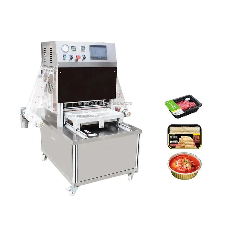 vacuum fresh food MAP tray sealer/plastic bowl cups sealing machine MAP Packaging Machine