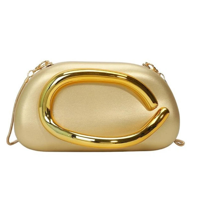 

Новая модель 2026: Элегантная женская сумка-кроссбоди в корейском стиле с металлической цепочкой, для вечерних выходов и повседневного использования, ручная, для деловых встреч