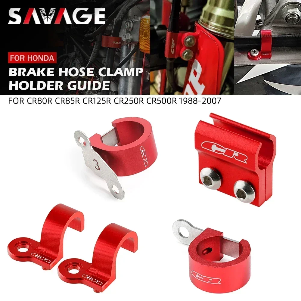 

CR125R CR250R Brake Cable Line Guide Clamp Holder for Honda CR80R CR85R CR500R CR 125R 250R 80R 85R Brake Hose Wire Fixed Clip