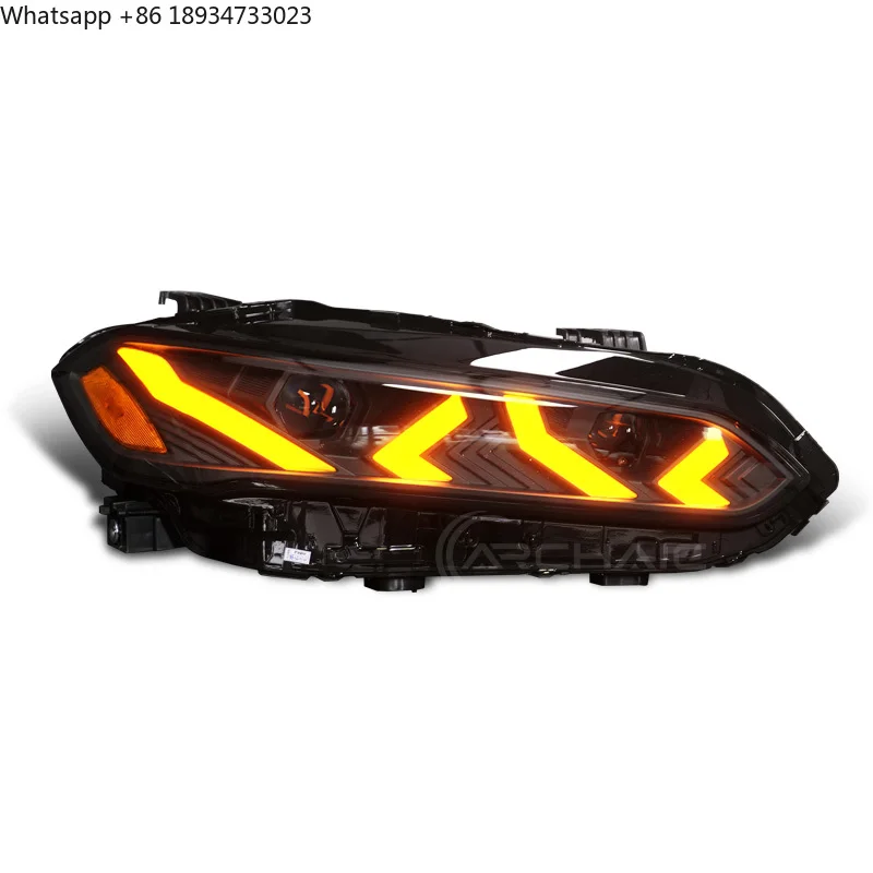 لهوندا ل سيفيك 2022-2025 LED الديناميكية متتابعة DRL المصابيح الأمامية الجديدة القديمة سيارة رئيس مصباح الإضاءة مع 6000 كيلو اللون #6