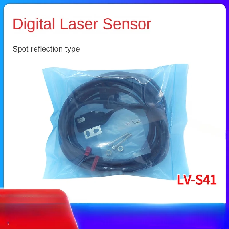 New genuine LV-S41 digital laser sensor detection head reflective type