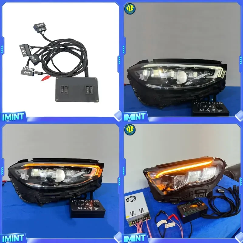 YU GUANG for Headlight W223 W206 W214 W223 W254 LED 12v Headlight Test Box Tester Head Light Test Platform