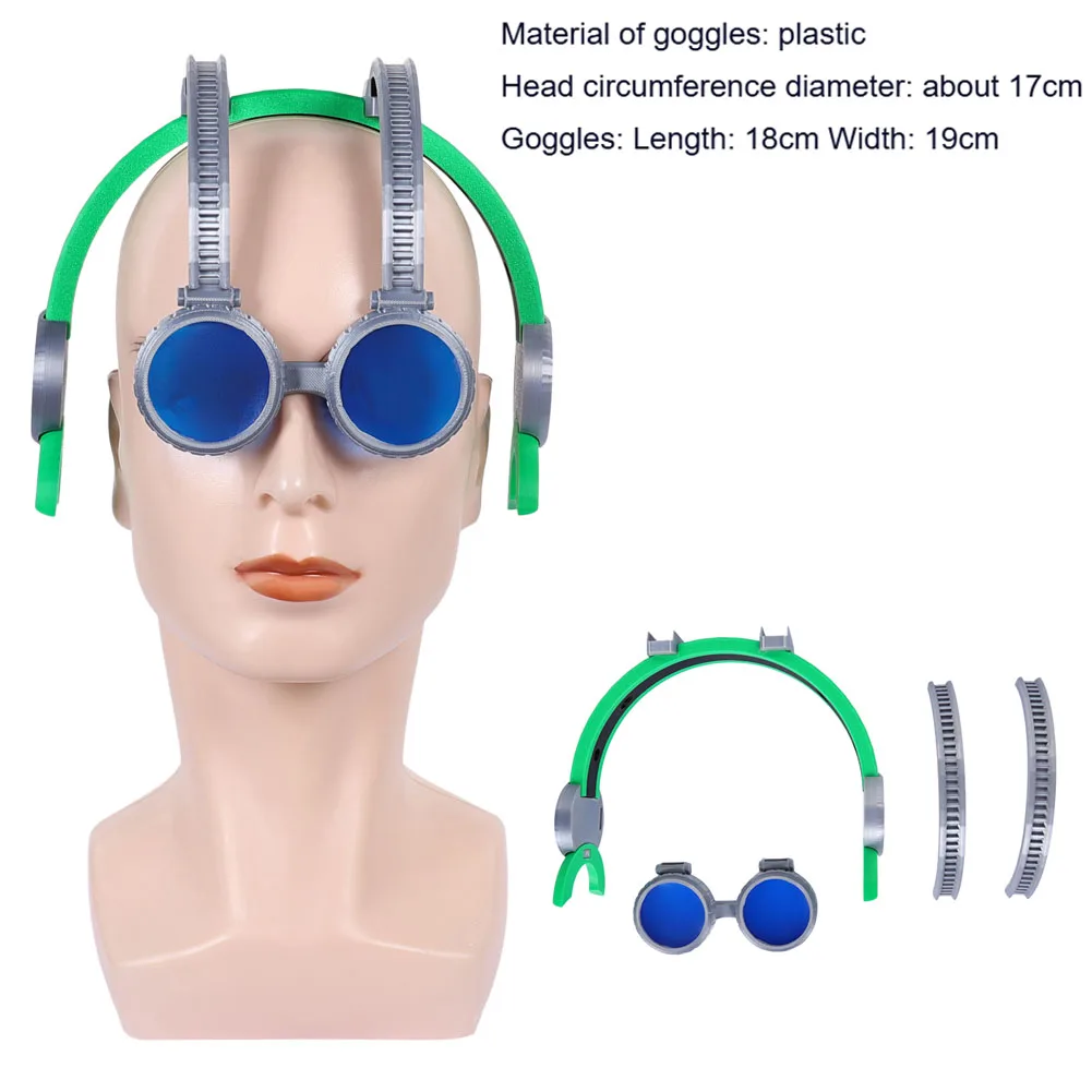 Usopp Cosplay Goggles Eyewear Men Fantasy Headwear Roleplay Props Movie Navigation Costume Accessories Halloween Carnival Party view 6